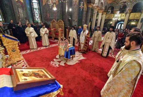 Te Deum la Patriarhie de Ziua Naţională a României. PS Timotei Prahoveanul a oficiat slujba