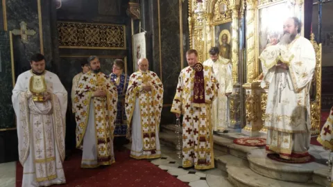 PS Ieronim Sinaitul a oficiat Sfânta Liturghie la Biserica „Domnița Bălașa” din Capitală