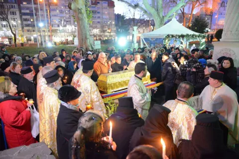 Moaștele Sfântului Grigorie Decapolitul la Biserica „Sfântul Gheorghe-Nou”din Capitală