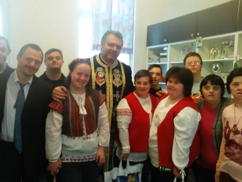 Cinstirea Sfântului Ierarh Nicolae la Asociația Sindrom Down din București