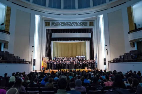 Studenţii teologi bucureşteni au susţinut un concert de colinde