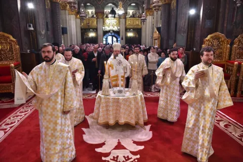 Slujbă de mulţumire adusă lui Dumnezeu, la Patriarhie