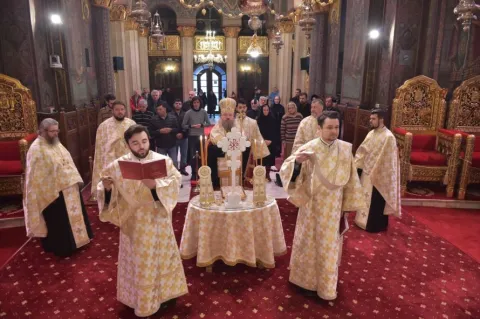 Te Deum la Patriarhie. PS Timotei Prahoveanul a oficiat slujba în deschiderea lucrărilor Adunării Eparhiale