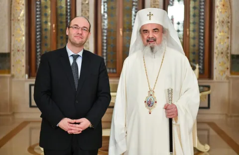 Excelenţa Sa Davor Ivo Stier, Viceprim-ministru şi Ministrul Afacerilor Externe şi Europene al Republicii Croaţia, în vizită la Patriarhia Română