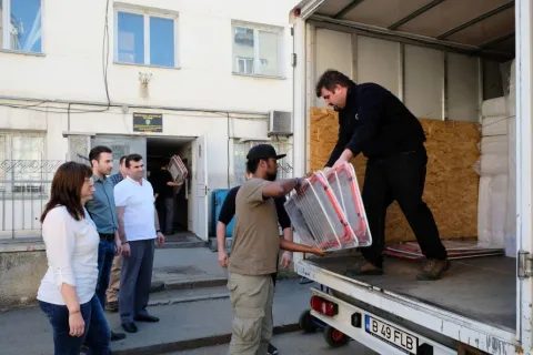 Arhiepiscopia Bucureștilor | Acțiune filantropică pentru refugiații din Capitală