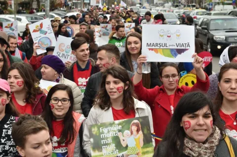 Ediția a șaptea a Marșului pentru viață în Capitală