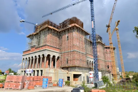 Catedrala Națională | Lucrările de construcție continuă