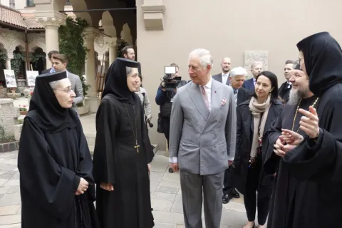 Mănăstirea Stavropoleos. Prințul Charles i-a trecut pragul