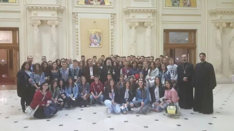 Palatul Patriarhiei | Elevi din Grecia pe Colina Bucuriei