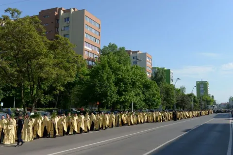 Ședință pentru pregătirea Procesiunii de Florii, la Palatul Patriarhiei