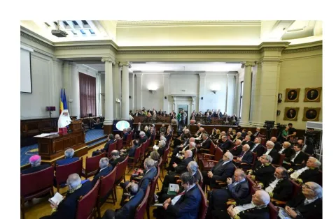 Academia Română la moment aniversar | Patriarhul Daniel a participat la sesiunea solemnă