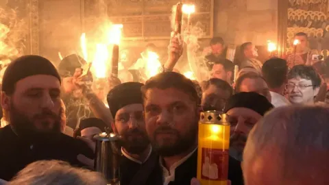 Ierusalim | Sfânta Lumină a fost primită