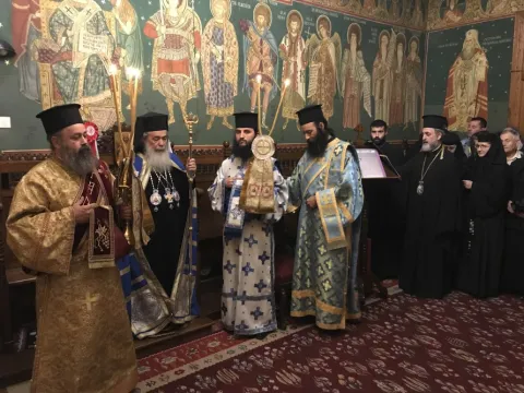 Hramul Așezământului Românesc de la Ierusalim | PF Teofil al III-lea a oficiat Sfânta Liturghie