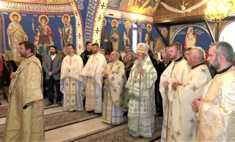 PS Varlaam Ploieșteanul a sfințit pictura Bisericii Spitalului Bagdasar-Arseni din Capitală