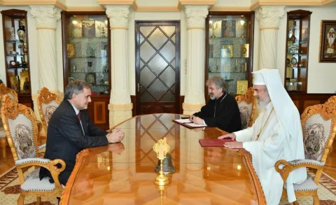 Patriarhul României l-a primit în vizită de rămas bun pe Ambasadorul Franţei la Bucureşti