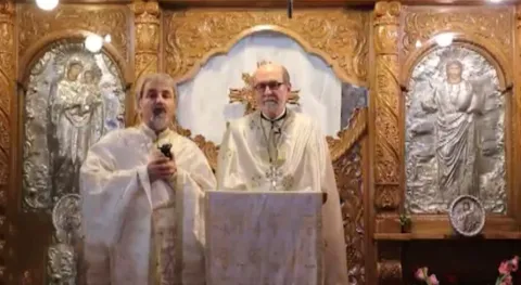 Oaspete de seamă la Parohia Sfânta Parascheva din Capitală. Părintele Chad Hatfield: Scopul vieții noastre este acela de a deveni sfinți