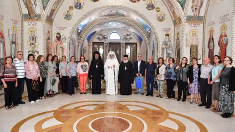 Patriarhul Daniel a primit vizita unui grup de pelerini antiohieni la Reședința Patriarhală