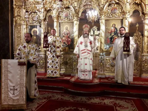 PS Ieronim Sinaitul a liturghisit la Biserica „Domniţa Bălaşa” din Capitală