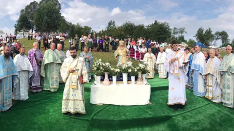 Vicariatul Ortodox Ucrainian | PS Varlaam Ploieșteanul prezent la hramul Mănăstirii Adormirea Maicii Domnului