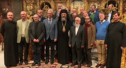 Membrii grupului comun de lucru ortodox-catolic au fost primiți la Palatul Patriarhiei de PS Ieronim