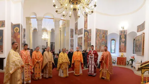 Sărbătoarea Sfinților Mucenici Serghie și Vah | Biserica Palatului Cotroceni și-a cinstit ocrotitorii