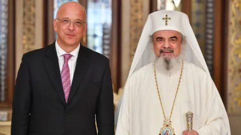 Ambasadorul Germaniei la Bucureşti în vizită de prezentare la Patriarhia Română