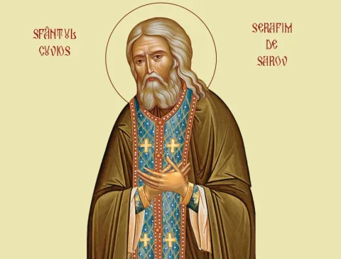 Sf. Serafim de Sarov, din Rusia în România. Moaştele sale vor fi aduse la Bucureşti de Patriarhul Kirill