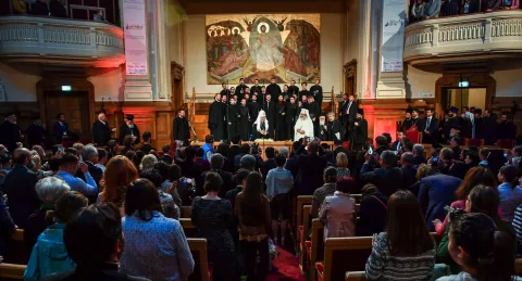 Palatul Patriarhiei | Festivalul-concurs „Lăudaţi pe Domnul”. A X-a ediţie marcată de participarea Întâistătătorilor veniţi la Bucureşti