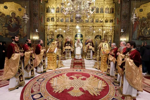 Sinaxa monahală eparhială | PS Timotei Prahoveanul a oficiat Sfânta Liturghie