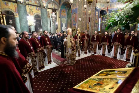 Sărbătoarea Sfântului Nectarie la Mănăstirea Radu Vodă | PS Timotei Prahoveanul a oficiat Sfânta Liturghie