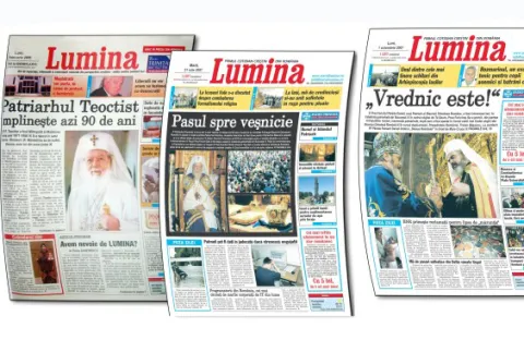 Treisprezece ani de Ziarul Lumina. Aniversare pentru Cotidianul Patriarhiei Române