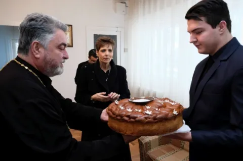 Principesa Maria în vizită la Protoieria Câmpina