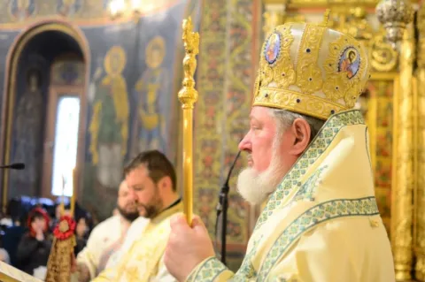 În imagini: PS Varlaam Ploieșteanul a liturghisit la Mănăstirea Radu Vodă din Capitală