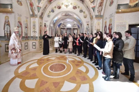 „Ortodoxia este frumoasă” – Corala Nicolae Lungu felicitată de Patriarh