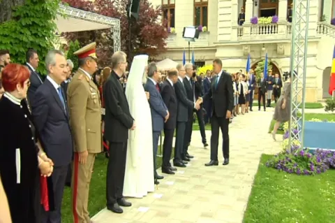 Patriarhul Daniel a participat la recepţia de la Cotroceni, organizată de Ziua Europei