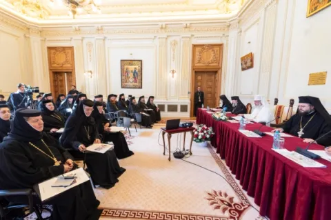 Patriarhul Daniel a prezidat lucrările Sinaxei monahale a Arhiepiscopiei Bucureştilor