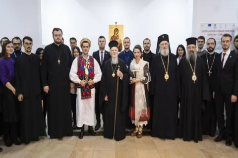 Patriarhul Ecumenic Bartolomeu a vizitat Centrul de Presă Basilica