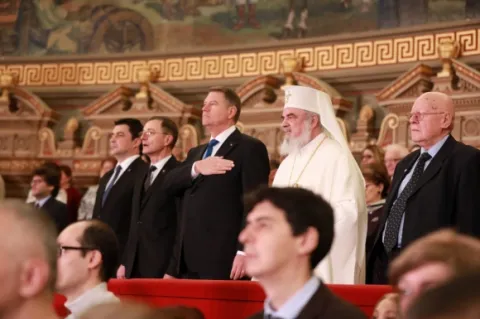 Ziua Culturii Naţionale a fost sărbătorită la Ateneu, în prezenţa Patriarhului şi a Preşedintelui României
