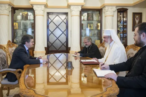 Noul Ambasador al Spaniei la București în vizită de prezentare la Patriarhia Română