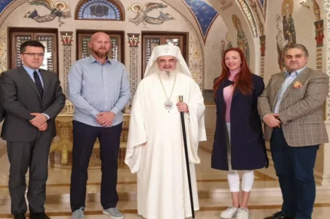 Domnul Brad Parscale în vizită la Patriarhia Română