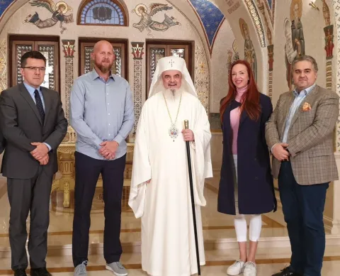 Domnul Brad Parscale în vizită la Patriarhia Română