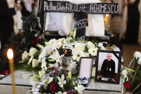 Părintele Nicolae Achimescu a fost pomenit la Biserica „Sfânta Ecaterina” – Paraclis Universitar din Capitală
