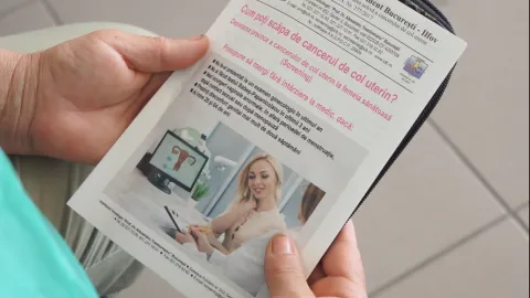 Voluntarii CMN: Prevenție și depistare a cancerului de col uterin și de sân în zonele rurale din Ilfov