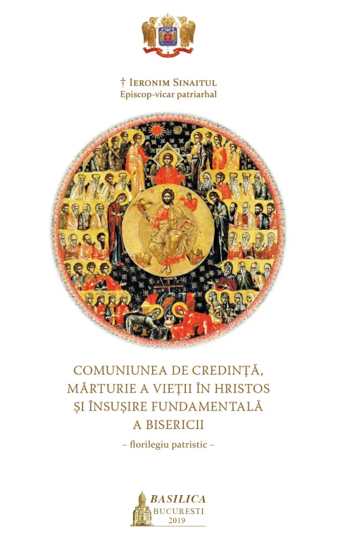 Preasfințitul Părinte Ieronim Sinaitul semnează un florilegiu patristic despre comuniunea de credință