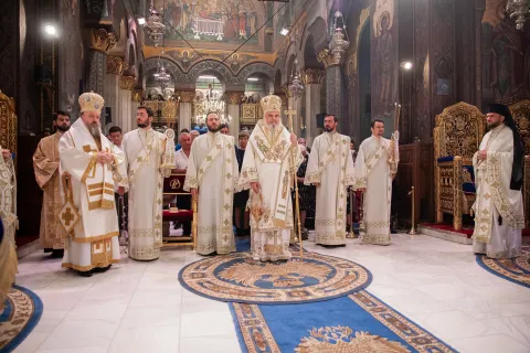 De Schimbarea la Faţă a Domnului Patriarhul Daniel a liturghisit la Patriarhie