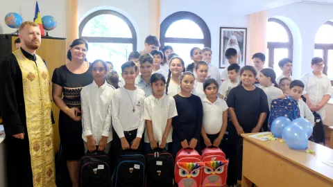 Prima zi de şcoală la Centrul de zi „Sfânta Muceniță Sofia”