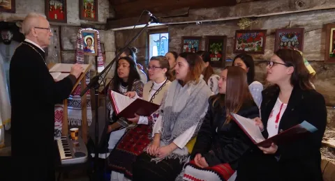 „Simbol” a cântat de Sfântul Dimitrie în Biserica din Muzeul Național al Satului „Dimitrie Gusti”