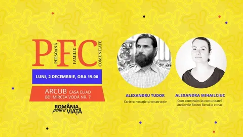 Arbitrul Alexandru Tudor și Arhitecta Alexandra Mihailciuc, primii invitați ai unui nou proiect România pentru Viață