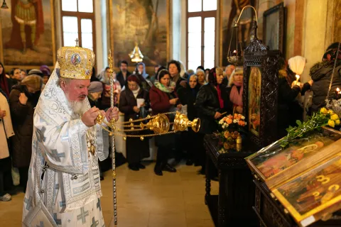 Sărbătoarea Sfintei Ecaterina la Paraclisul universitar în care s‑au pregătit o mulțime de preoți