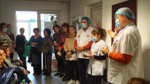 Corbeanca: A avut loc prima acţiune din acest an a Campaniei de „Prevenţie şi depistare a cancerului de col uterin”